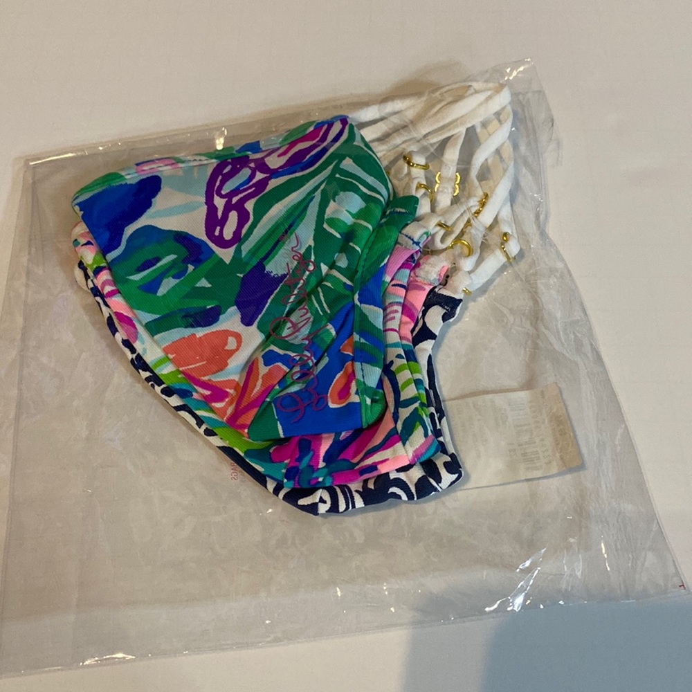 NWT Lilly Pulitzer masks set of 3